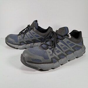 Wolverine Safety Shoes Men 10 M Composite Toe Rev Vent Blue Sneakers W211176